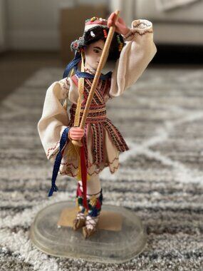 Vintage Romanian Folk Art Doll - Arta Crisana Oradea